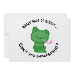 What part of Ribbit... Invitations