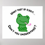 What part of Ribbit... Poster