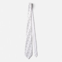 What part of... neck tie