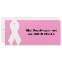 What Republicans need are truth panels rack cards