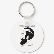 What`s on a man`s mind keychains