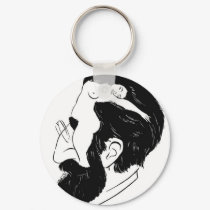 What`s on a man`s mind keychains