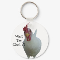 What The Cluck?! keychains