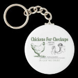 What The Cluck?! keychains