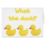 What the Duck? Cards