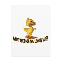 What The Duck postcards