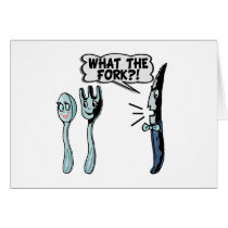 What The Fork Greeting Cards