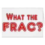 what the frac ? greeting card