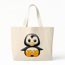What the Heck Penguin Tote Bags