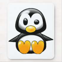What the Heck Penguin Mouse Pads