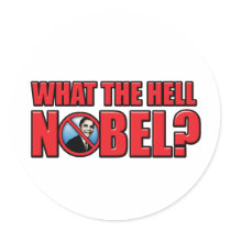 What the Hell Nobel? stickers
