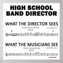 What the High School Band Sees Print