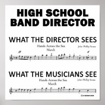 What the High School Band Sees Print