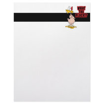 what the pluck funny plucked chicken cartoon letterhead template
