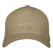 What Up? embroidered hats by marylouroche What Up? embroidered hats