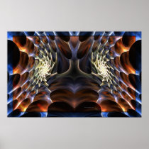 What Webs We Weave Fractal Poster posters