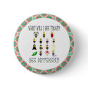 What Will I Bee Today? Bee Different! Button