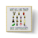 What Will I Bee Today? Bee Different! Button