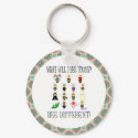What Will I Bee Today? Bee Different! Keychain