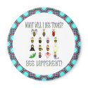 What Will I Bee Today? Bee Different! Magnet