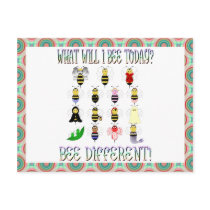 What Will I Bee Today Postcard