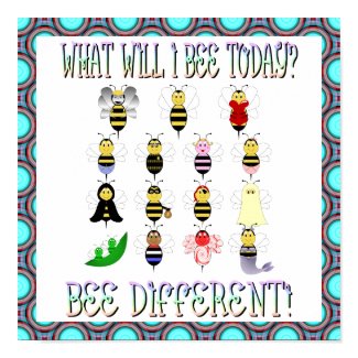 What Will I Bee Today Poster print