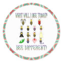 What Will I Bee Today? Bee Different! Sticker