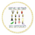What Will I Bee Today? Bee Different! Sticker