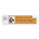 What will you tell Y bumper stickers by For_the_People What will you tell Y bumper stickers