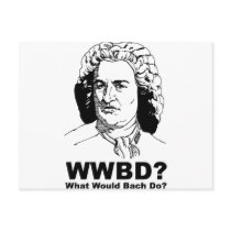 What Would Bach Do postcards