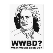 What Would Bach Do postcards