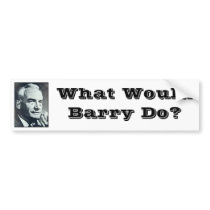 What Would Barry Do? bumper stickers