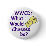 What Would Cheeses Do? (Button)