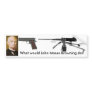 What would John Moses Browning Do? Bumper Sticker