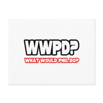 What Would Phil Do? (WWPD?) Post Card by Golfer_Shirts