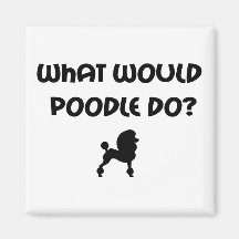 What Would Poodle Do? Magnet