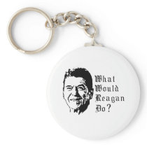 What would Reagan do? Key Chain