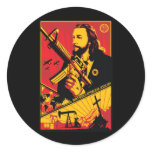 What Would Republican Jesus Do? Round Sticker