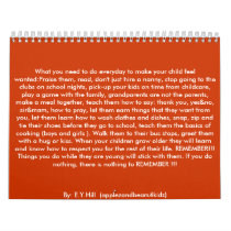 What you need to do everyday to make your child... calendars