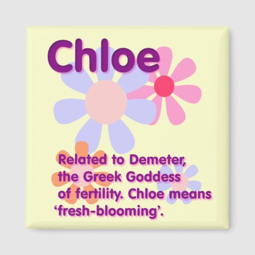 what-your-name-means-chloe-magnet-zazzle