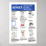 What Your Profile Pic Says About You Posters
