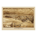 Whatcom Washington Panoramic Map 1888 posters by westpaper Whatcom Washington Panoramic Map 1888 posters