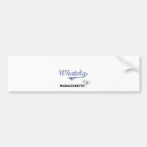 Whately Massachusetts City Classic Bumper Sticker