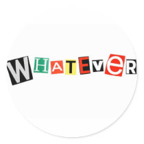 Whatever Attitude Sticker