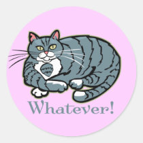 Whatever Cat stickers