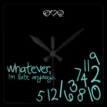 whatever wall clocks