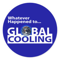 Whatever happend to Global Cooling? stickers by AmericanElephant Whatever happend to Global Cooling? stickers