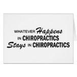 Whatever Happens - Chiropractics Cards