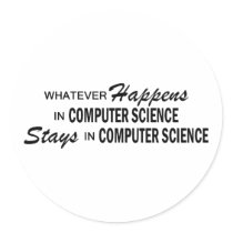 Whatever Happens - Computer Science Stickers