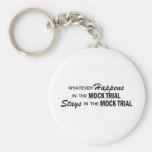 Whatever Happens - Mock Trial Keychain